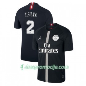 Paris Saint-Germain Dres Thiago Silva 2 Jodan Crno Treći 2018/19 Kratkih Rukava